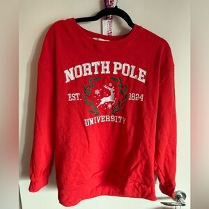 State of Mind Vibrant Red Top - Christmas